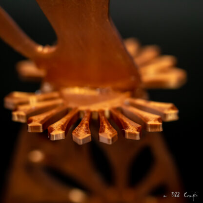 Napkin holder - woman in a hat - closeup