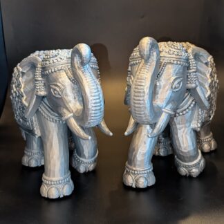 Elephants Pair (Silver)