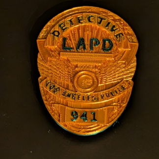 LAPD Detective Badge